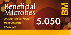 Journal Impact Factor Beneficial Microbes: 5.050