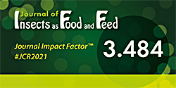 Journal Impact Factor Journal of Insects as Food and Feed: 3.484