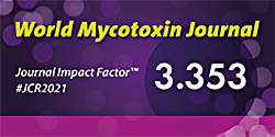 Journal Impact Factor World Mycotoxin Journal: 3.353